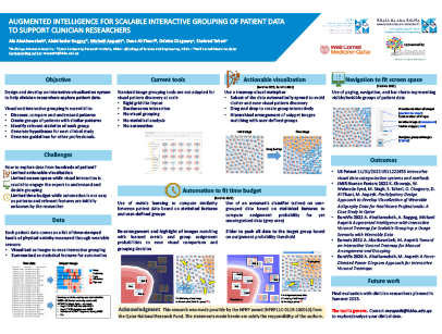 Augmented Intelligence for Scalable Interactive Grouping of Patient Data to Support Clinician Researchers