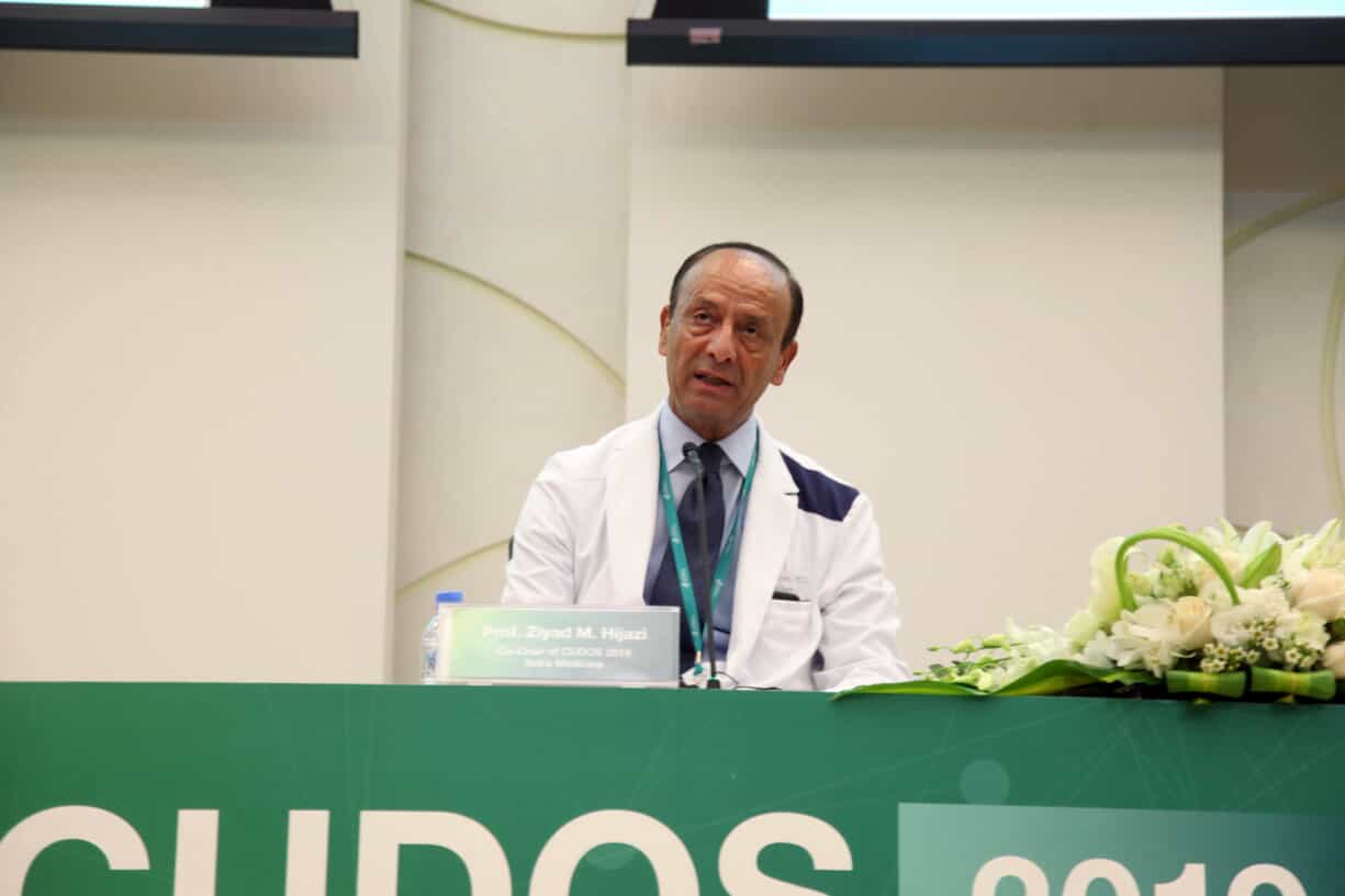 Prof. Ziyad Hijazi at the CUDOS 2019 press event