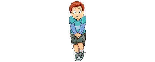 Dribbling of best sale urine in child
